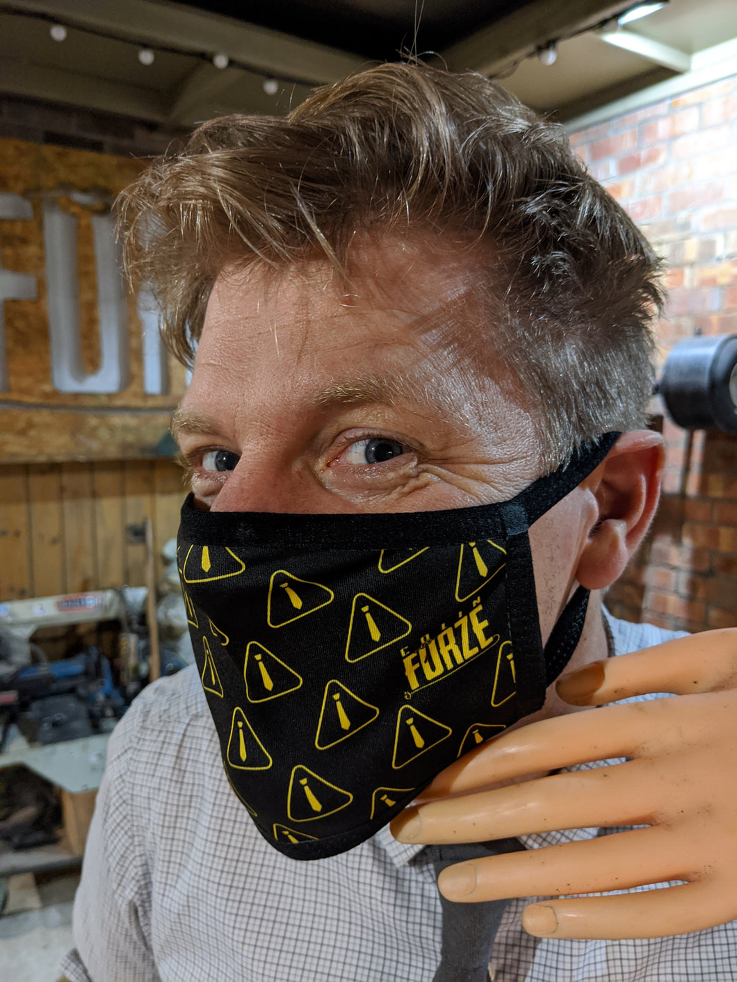 Safety Tie Face Mask – Colin Furze Shop